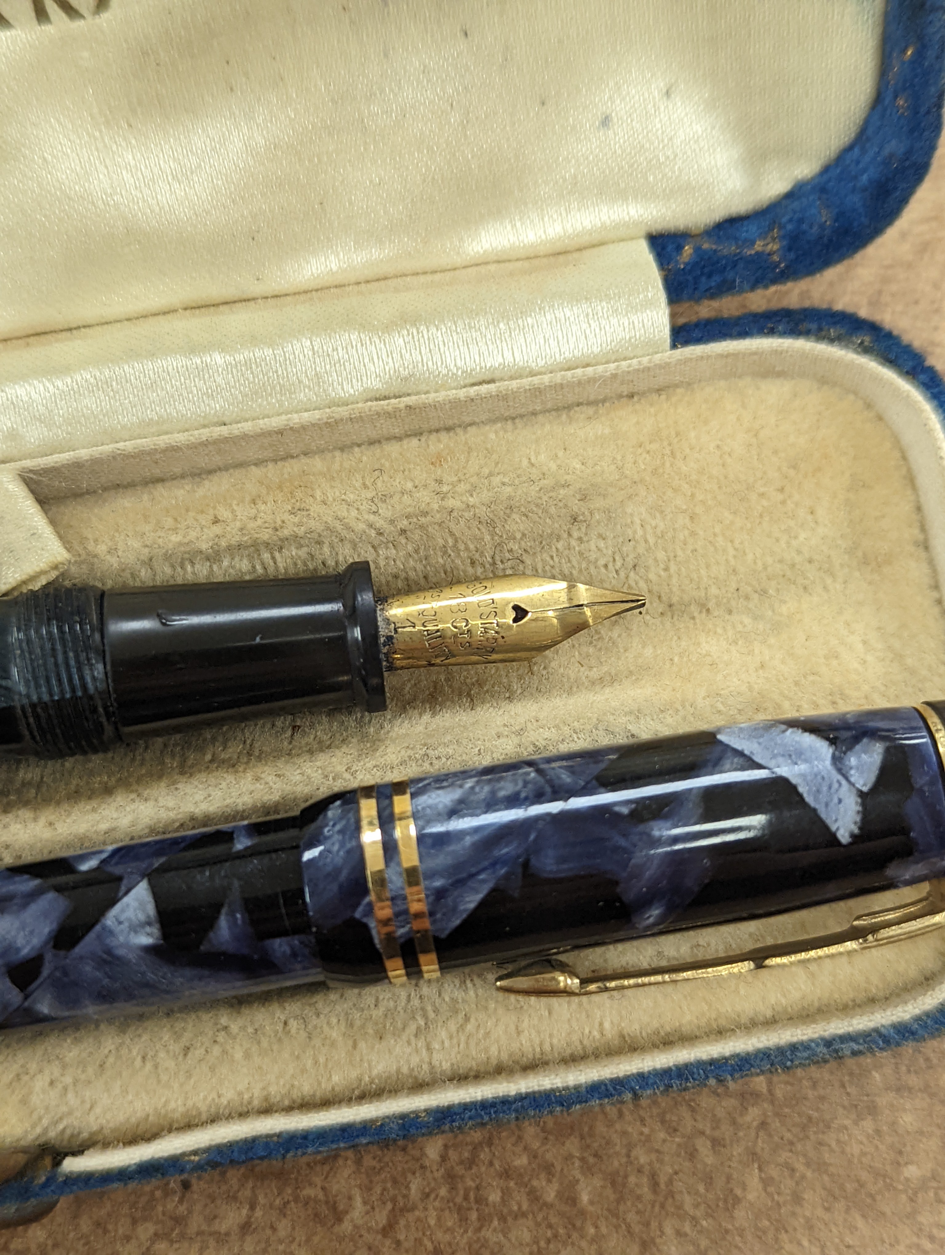 A quantity of fountain pens, 19 in total.
